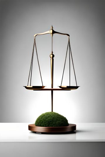 Waage der Justitia